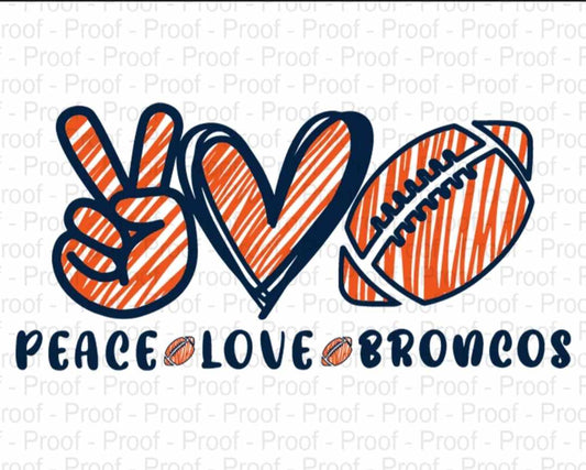 Peace Love Orange