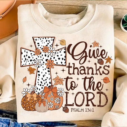 Give Thanks To The Lord Cross