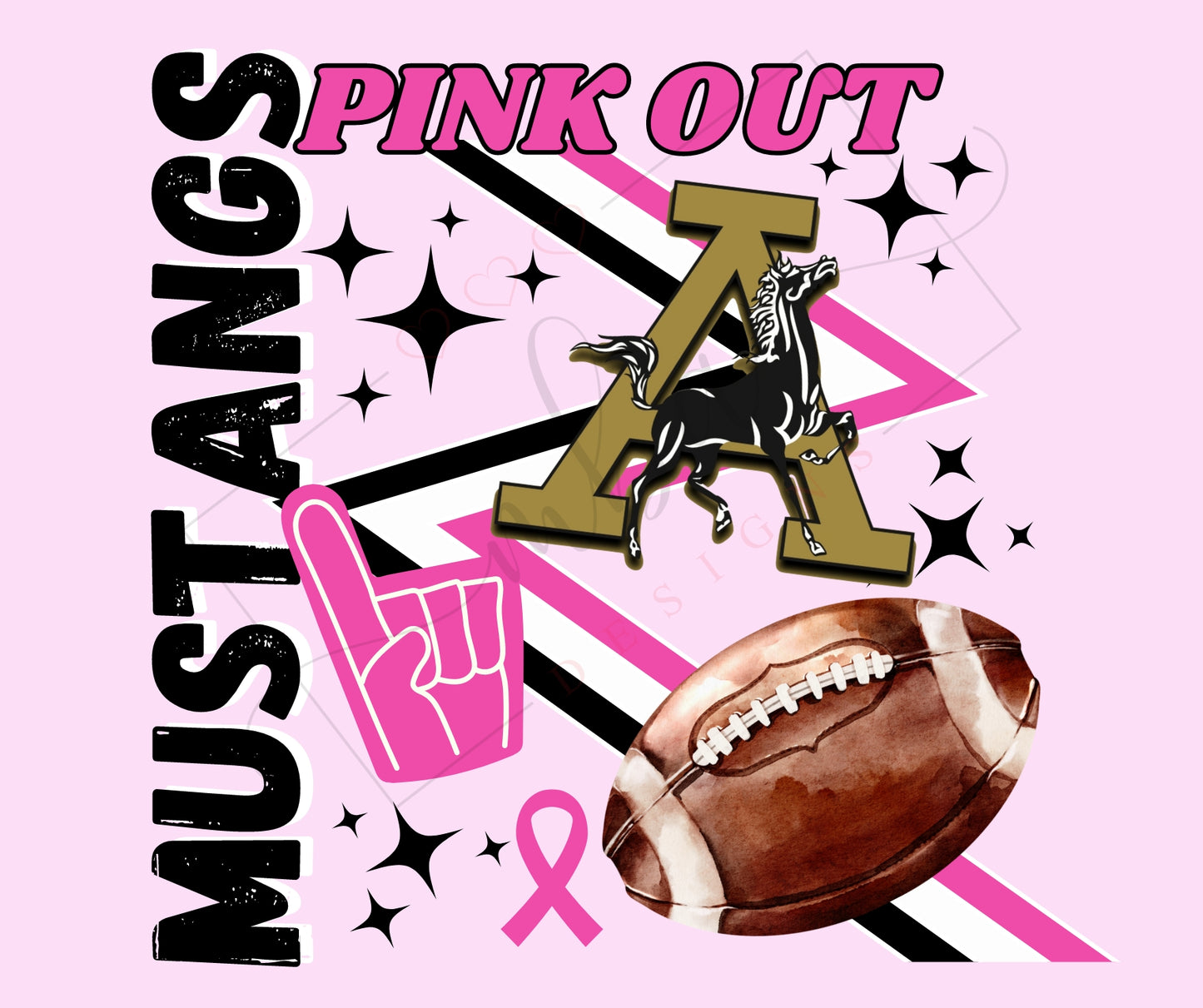 Mustangs - Pink Out