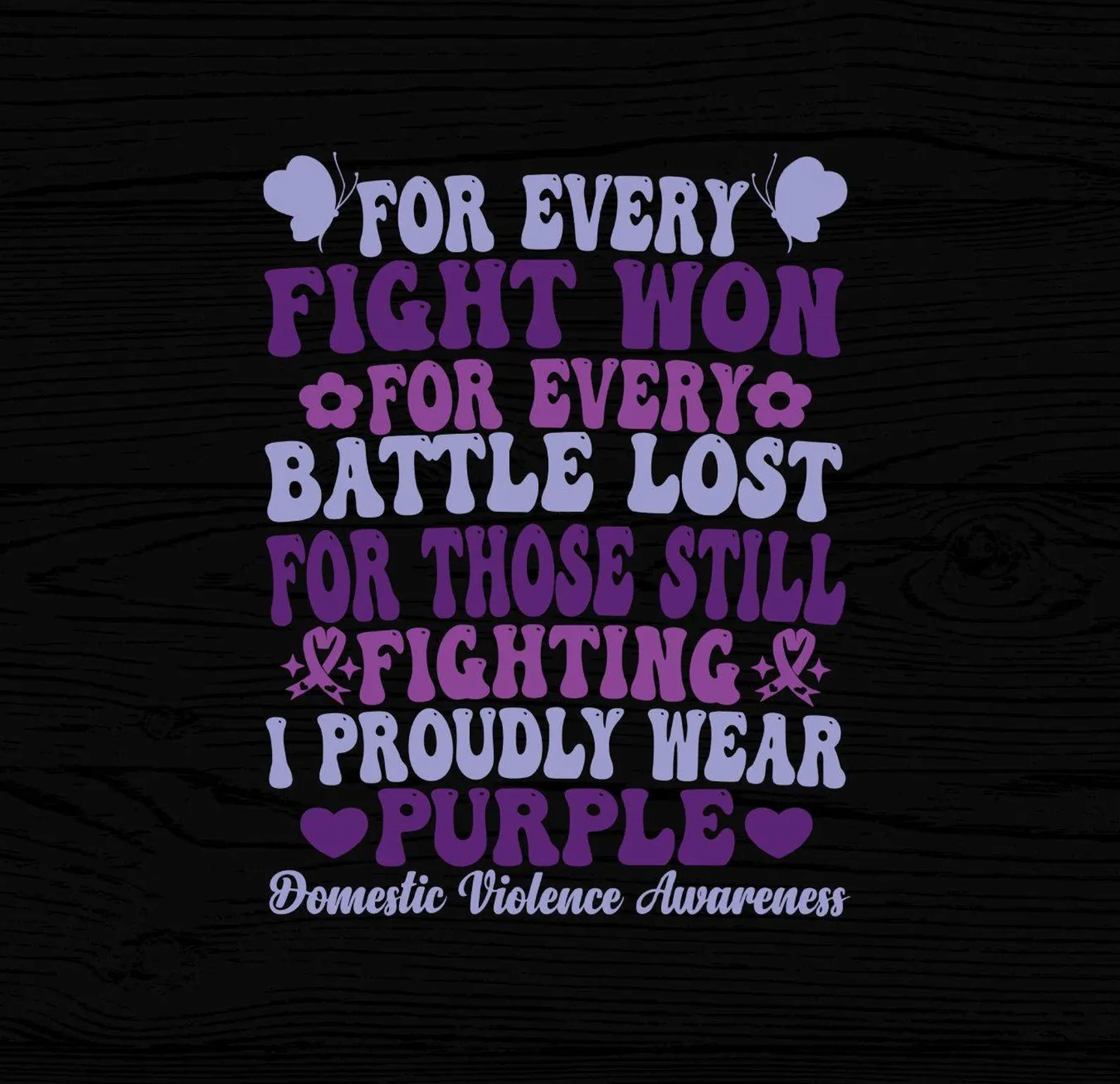 I Proudly Wear Purple